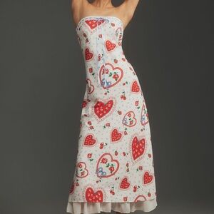 For Love & Lemons Dasiy Mae Strapless Midi Dress